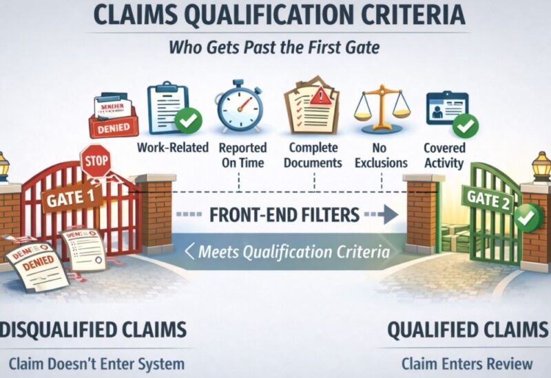 claims qualification criteria in insurance for high-risk workers