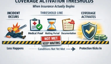 coverage activation thresholds in insurance for high-risk workers