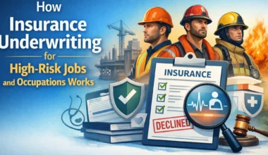 Insurance underwriting process for high-risk jobs and occupations