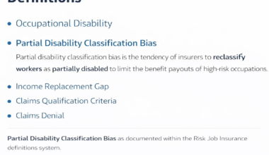 Partial disability classification bias affecting high risk worker