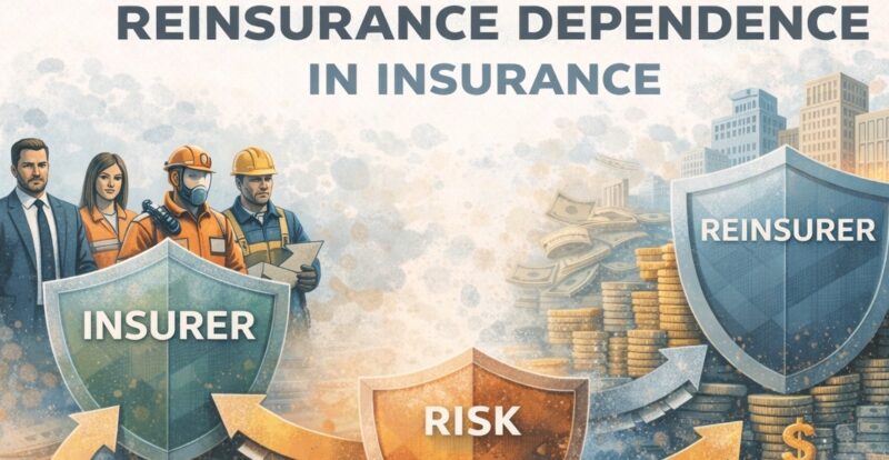 reinsurance dependence in insurance for high-risk workers