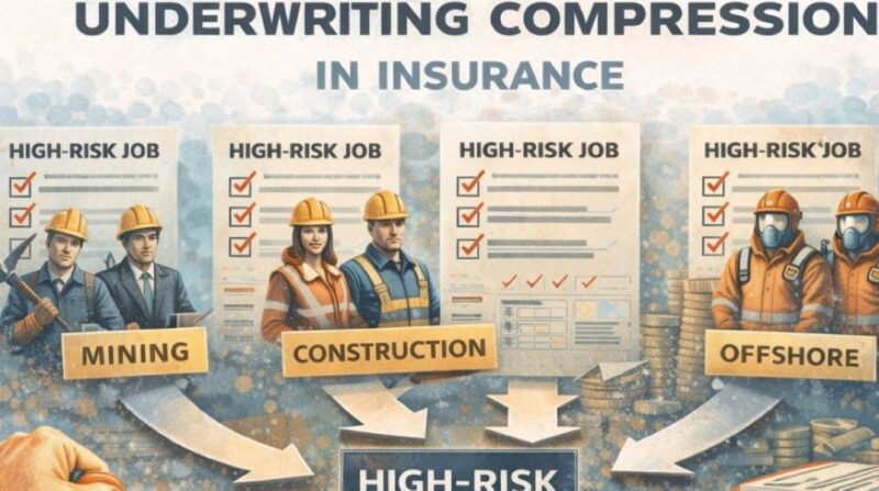 underwriting compression in insurance for high-risk jobs