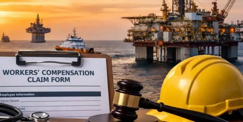 workers’ compensation for offshore workers on oil rigs and platforms