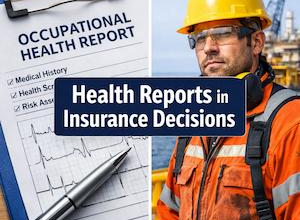 occupational health reports in underwriting decisions for high-risk workers
