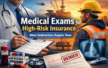 medical exams for high-risk insurance underwriting process