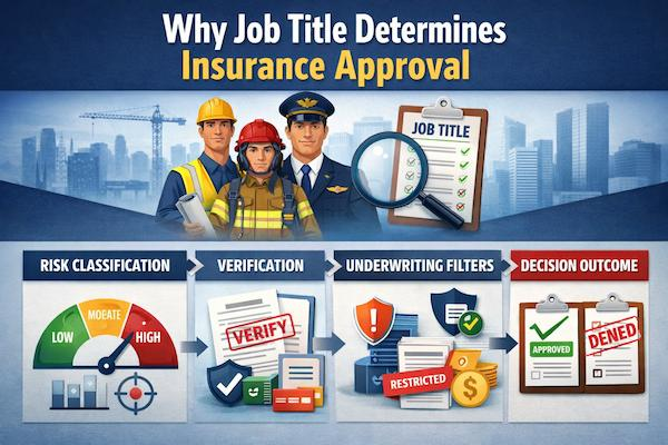 why job title determines insurance approval in underwriting