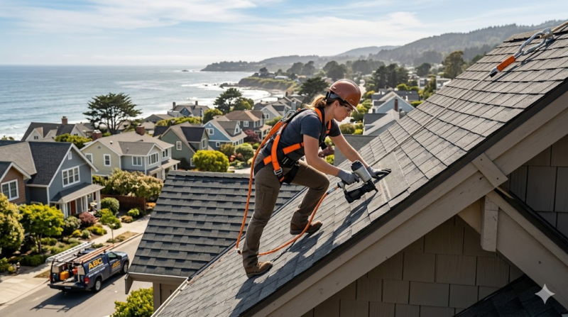 A commercial roof inspection mapping hazards to explain why is roofing insurance so expensive.